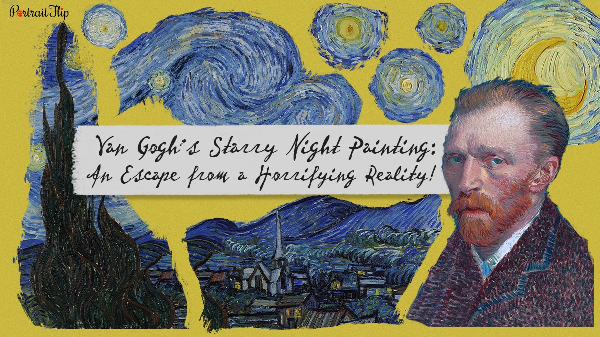 the cover photo of Starry Night by Van Gogh