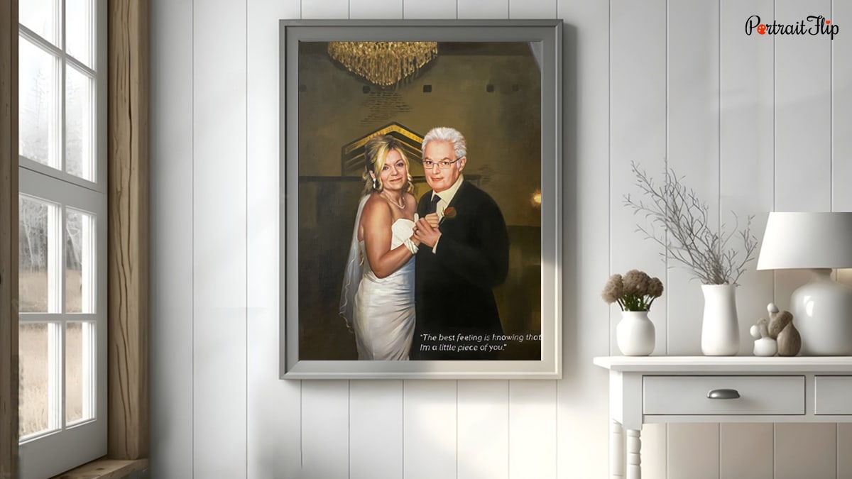Picture of an old man with a woman that show what to do with old photos