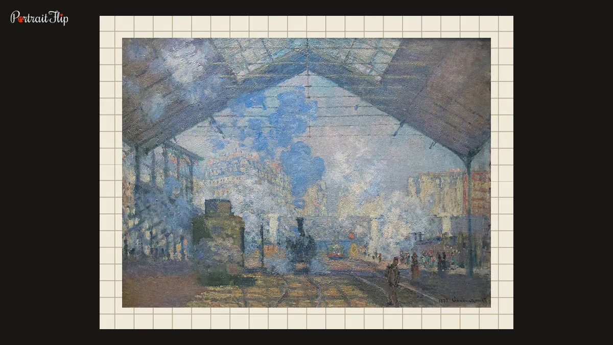 Monet's train series, Gare Saint-Lazare