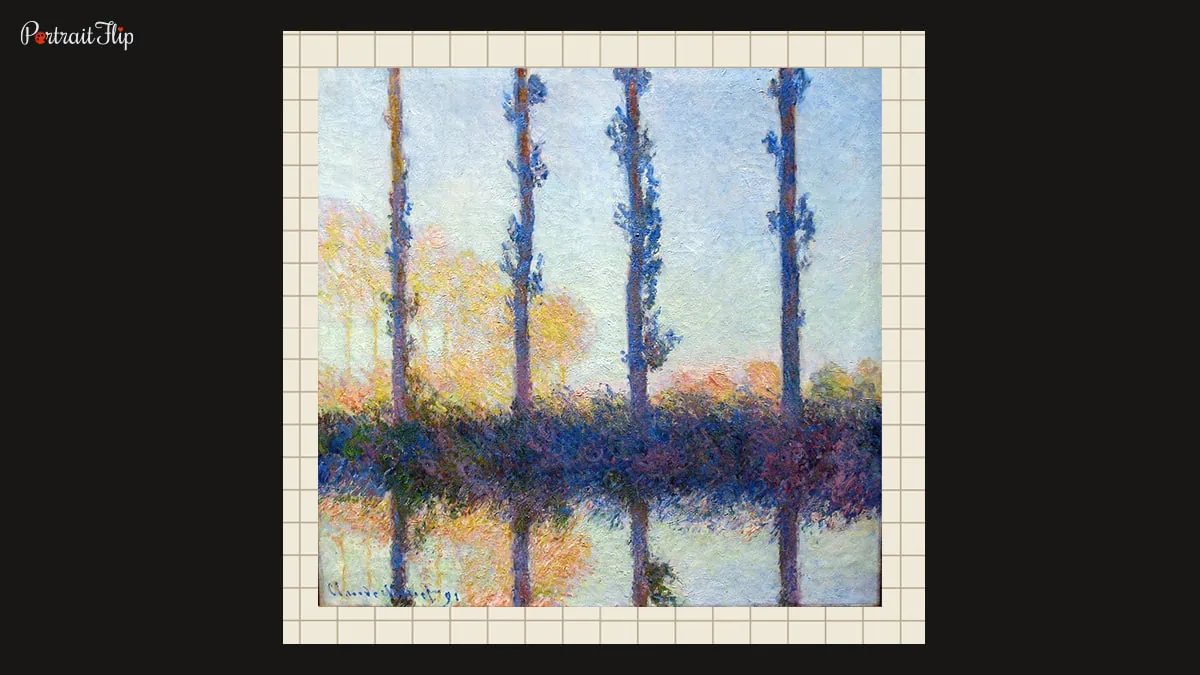 Poplars, a series of impressionist paintings by Claude Monet