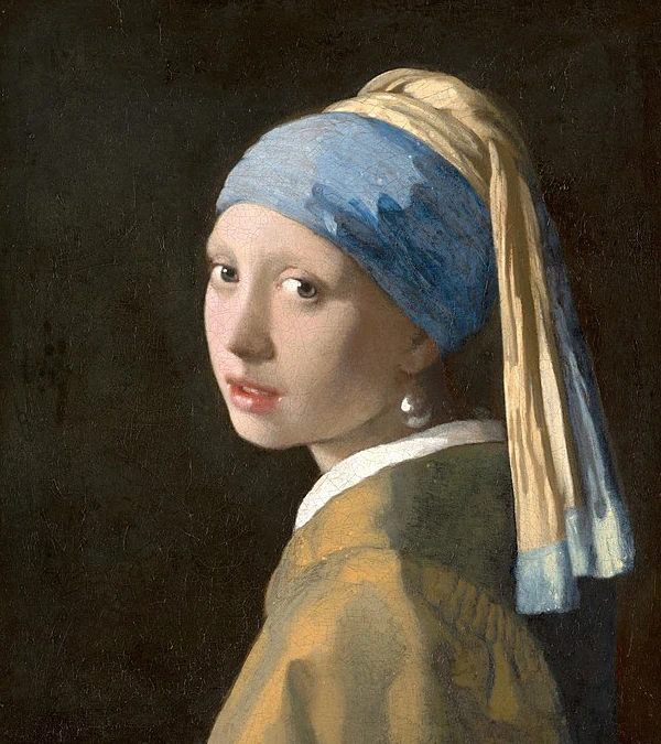 A girl with a pearl earring 
