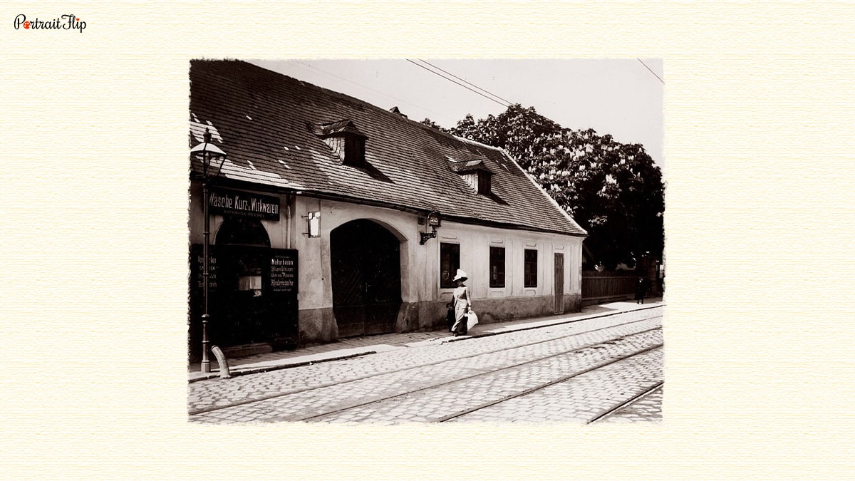 Gustav Klimt's childhood home. 