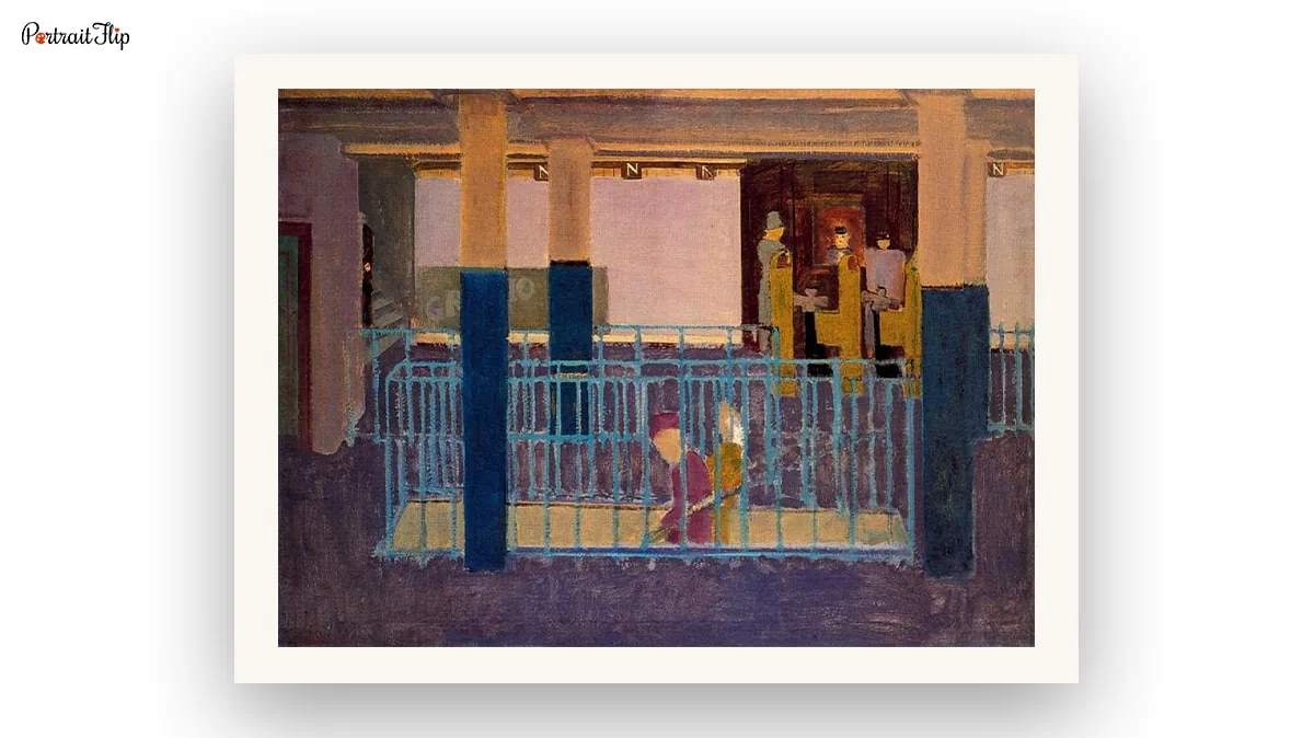 Entrance to Subway is one of the paintings by Mark Rothko