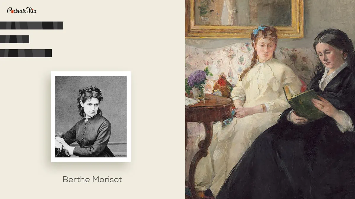 famous female painter Berthe Morisot and her artwork