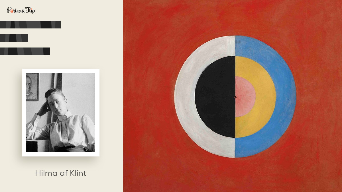 famous female painter Hilma af Klint and her artwork