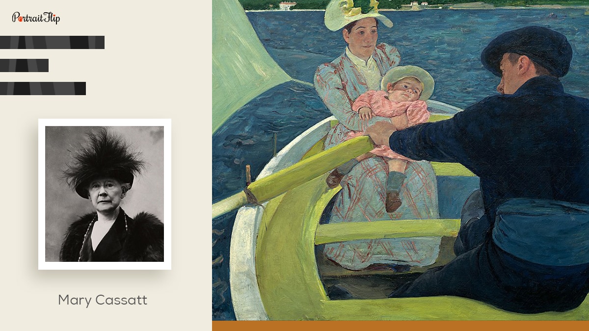 famous female painter, Mary Cassatt, and her artwork