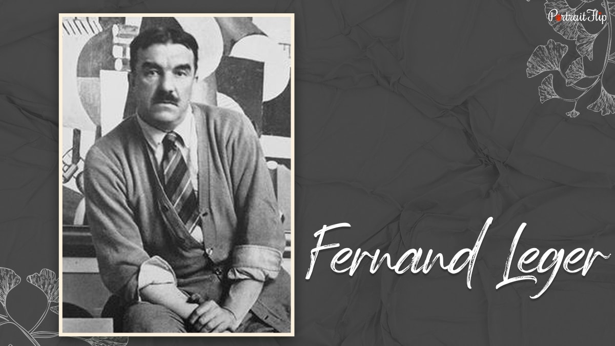 Picture of Fernand Leger one of the artists of Cubism