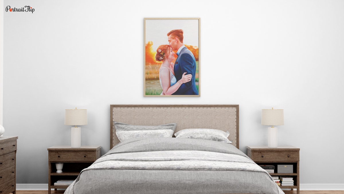 Painting by PortraitFlip that is seen as one of the home decor paintings