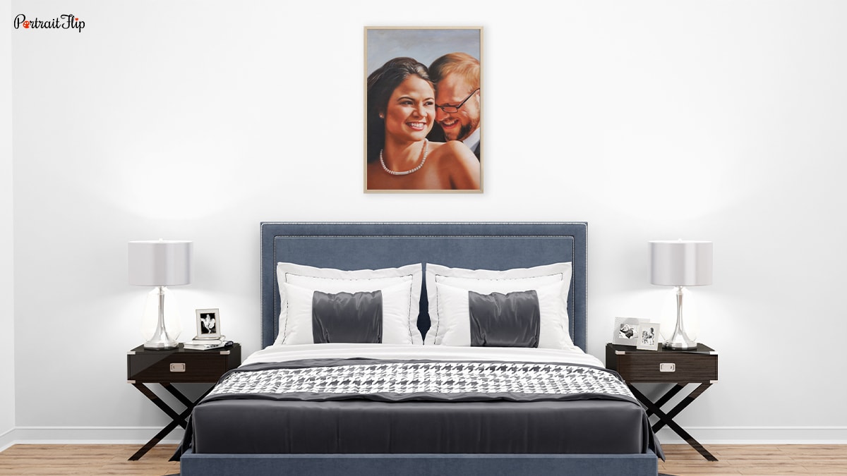 Painting by PortraitFlip that is seen as one of the home decor paintings