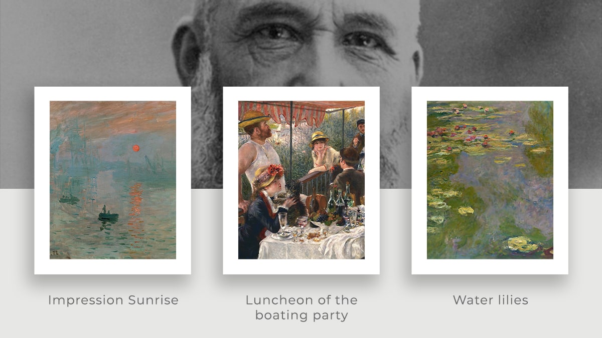 Impressionism painting style.
