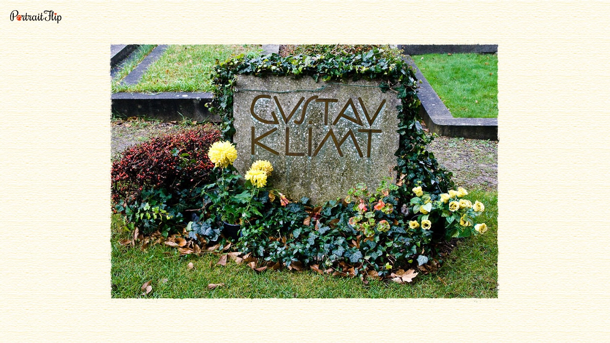 The resting place of Gustav Klimt.