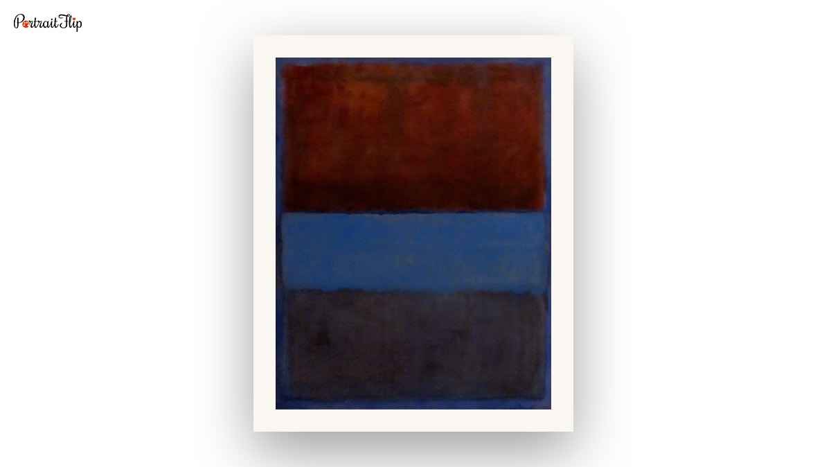 No. 61 (Rust and Blue) is one of the paintings by Mark Rothko