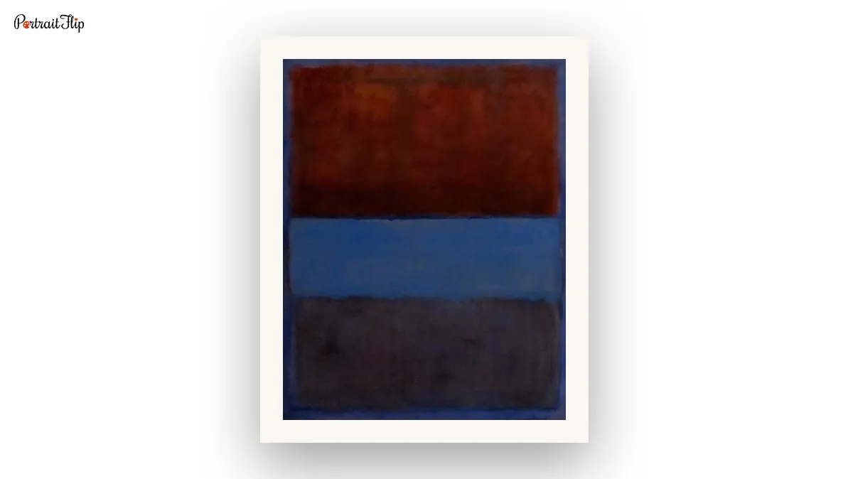 No. 61 (Rust and Blue) is one of the paintings by Mark Rothko