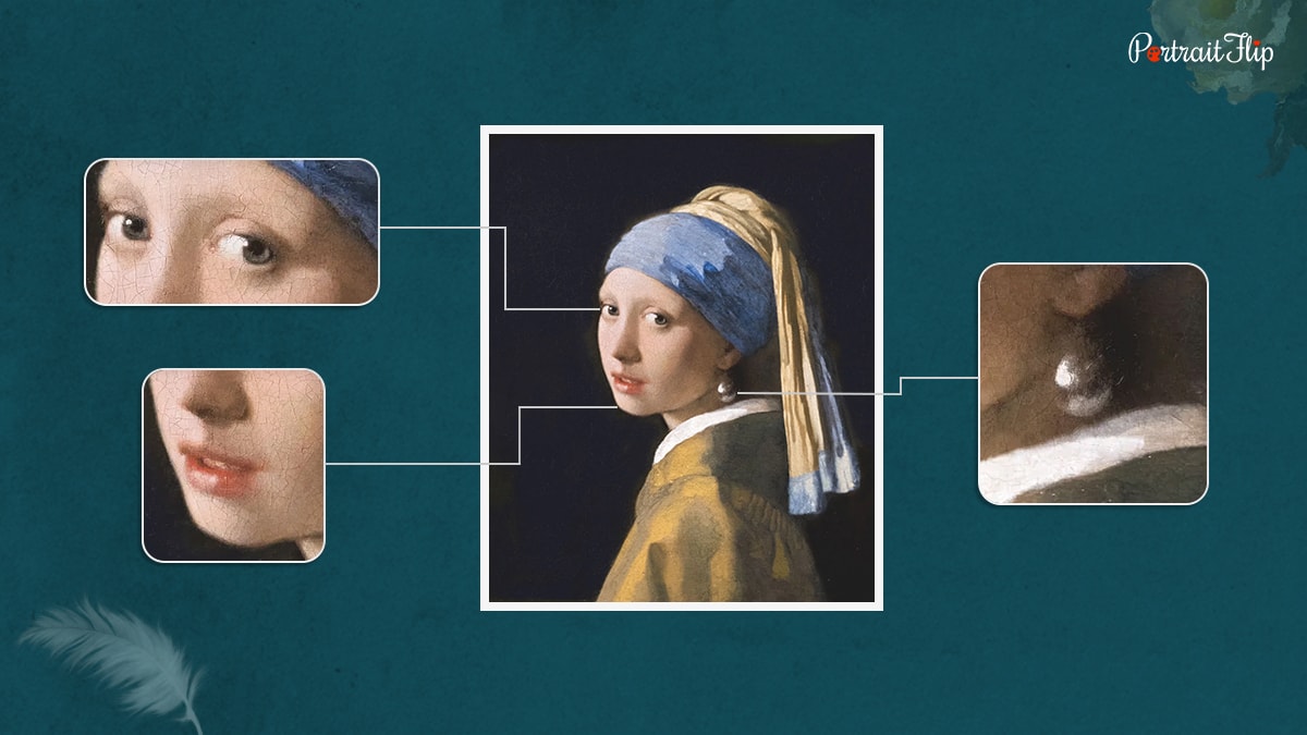 Analysis of the painting of a girl with a pearl earring by Johannes Vermeer.