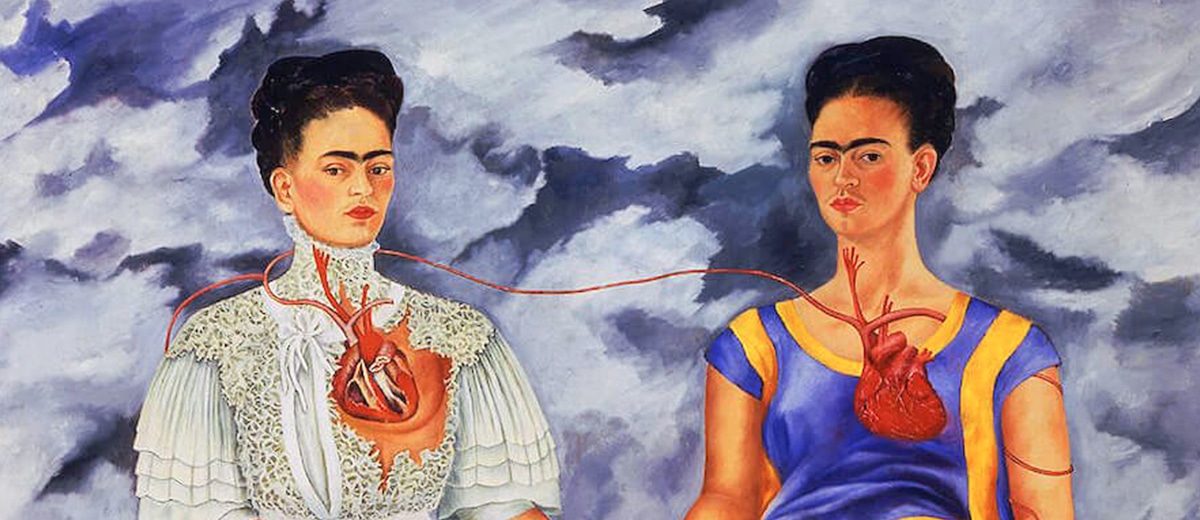 two frida painting front view