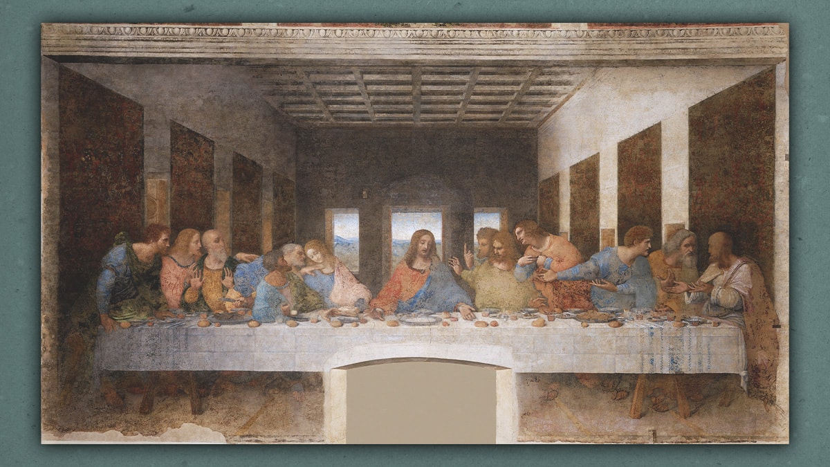 Image of the painting "The Last Supper" by Leonardo da Vinci