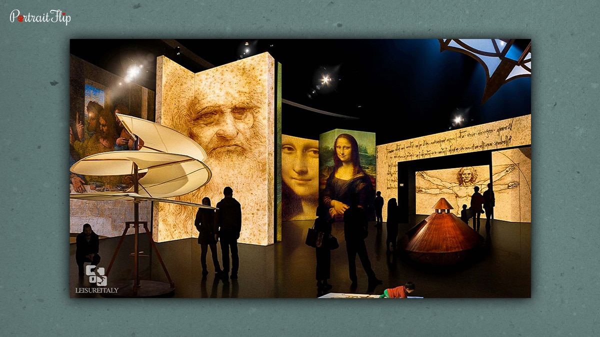 A Leonardo da Vinci Museum showcasing his artworks. 