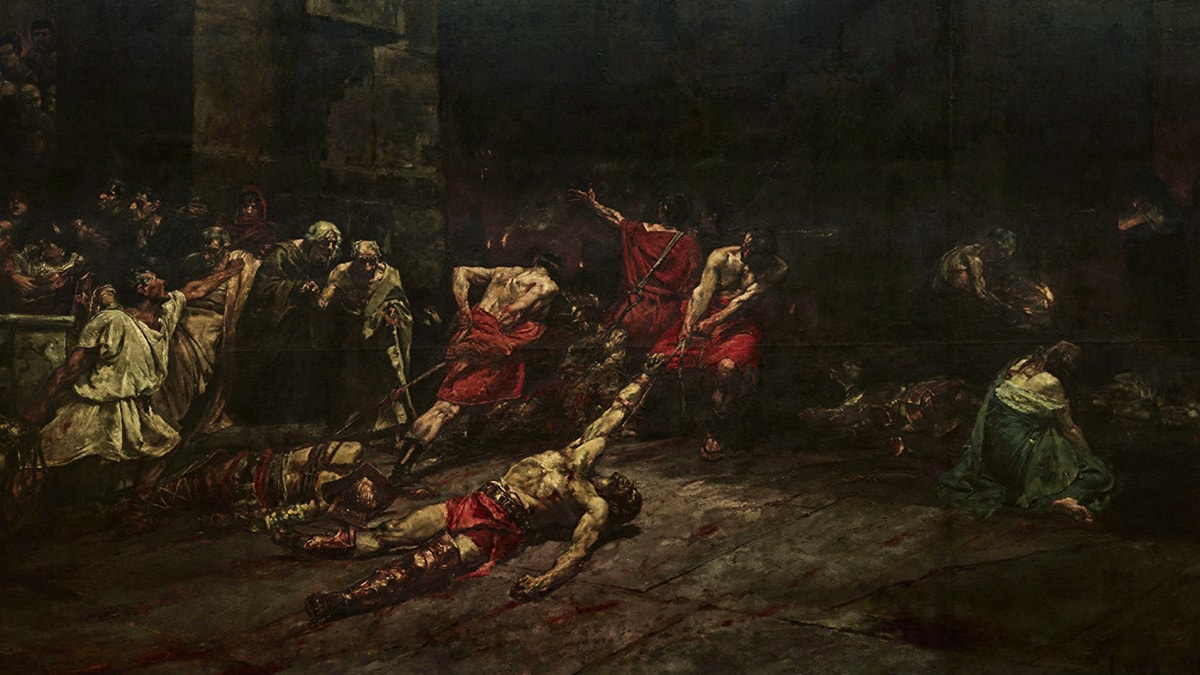 Spoliarium is one of the famous paintings of romanticism