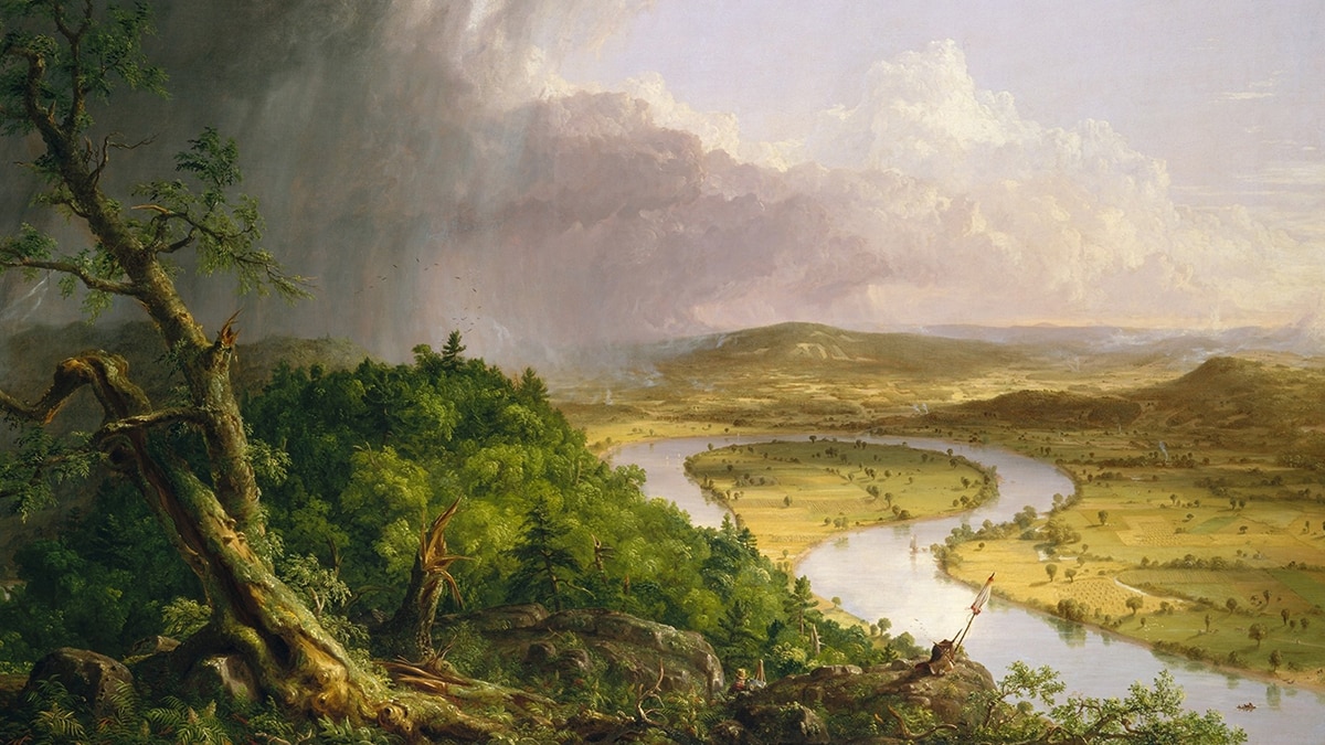 The Oxbow is one of the famous paintings of romanticism