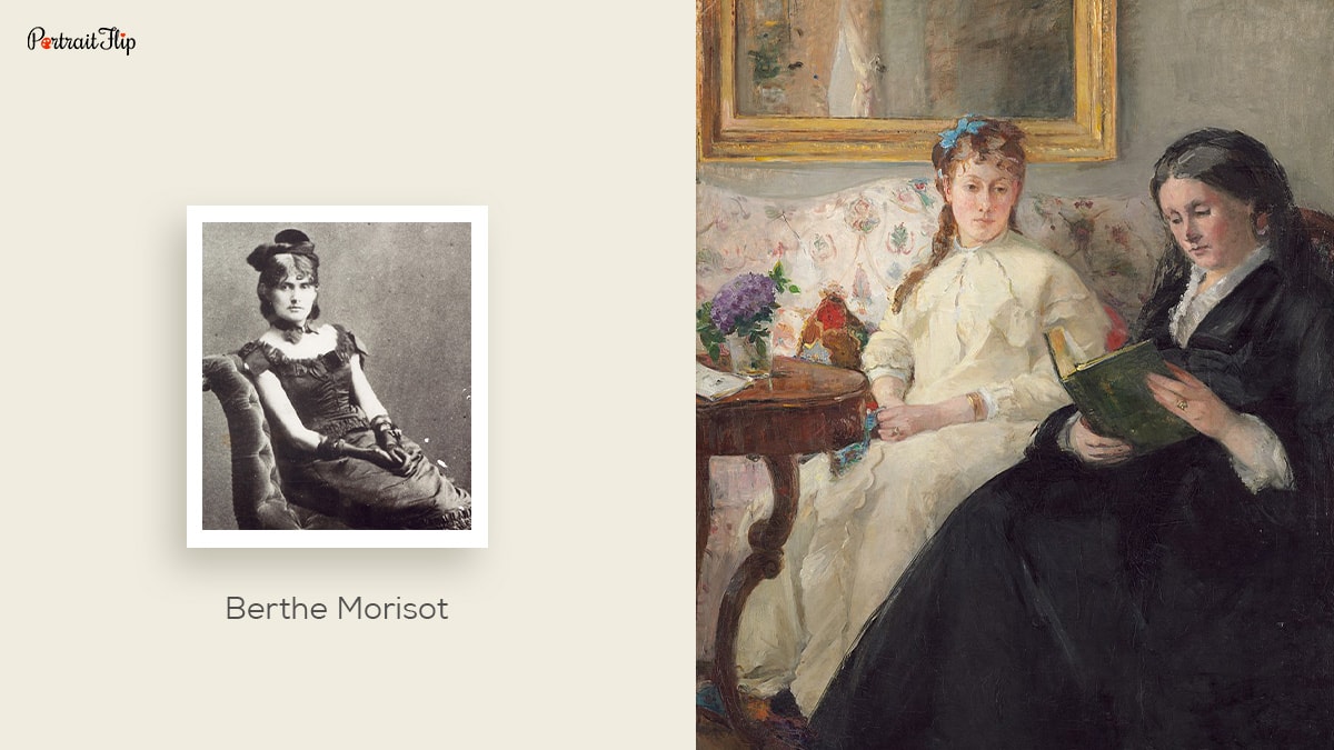 Berthe Morisot and her painting "The Mother and the Sister of the Artist."