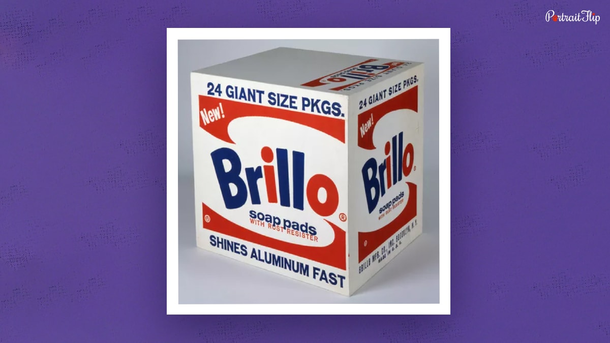 Brillo is a famous pop artwork by Andy Warhol