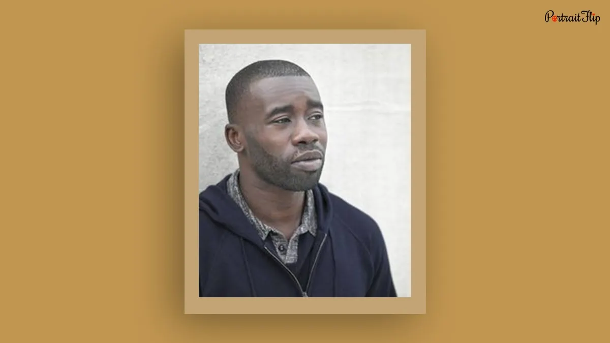a picture of renowned black painter Chris Ofili