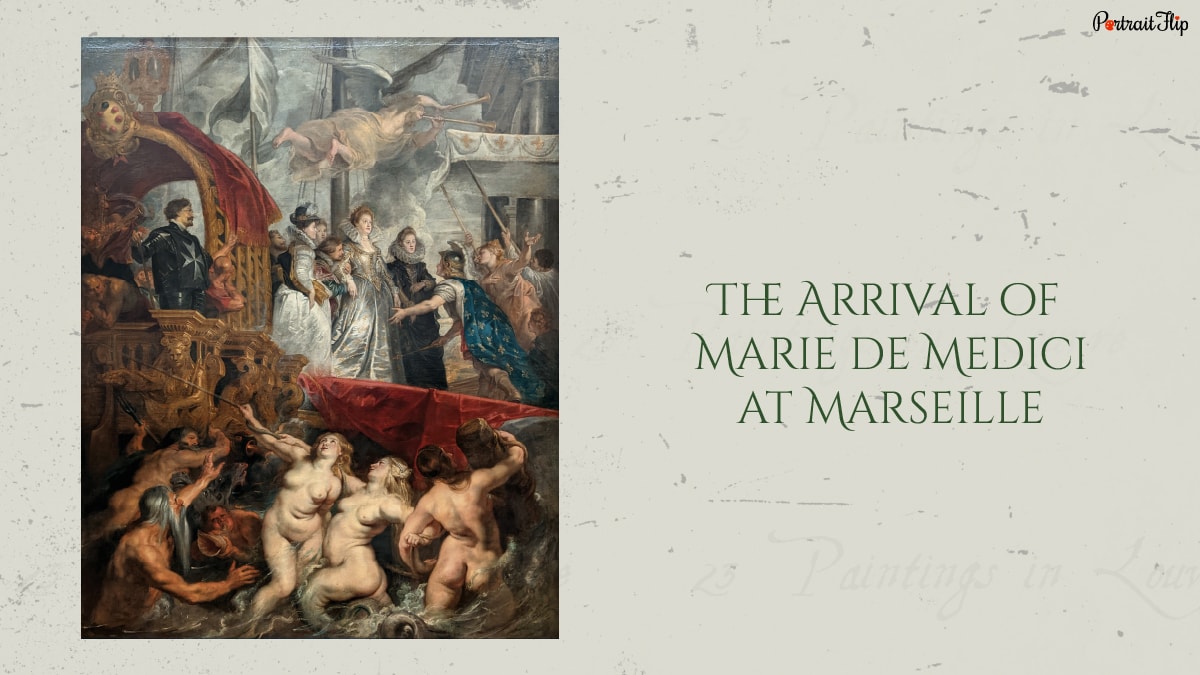 The Arrival of Marie de Medici at Marseille is one of the famous Louvre paintings