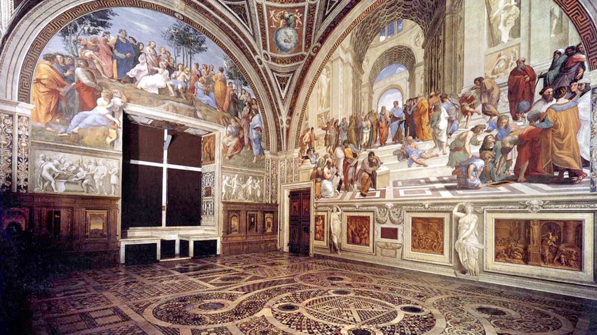 Renaissance murals in the lavish palaces