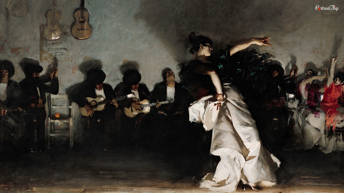 El Jaleo (1882) on a Leash is one of the movement in art
