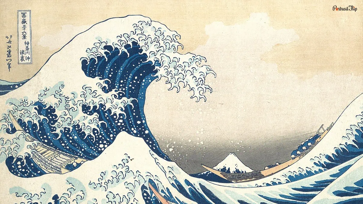 The Great Wave off Kanagawa on a Leash is one of the movement in art