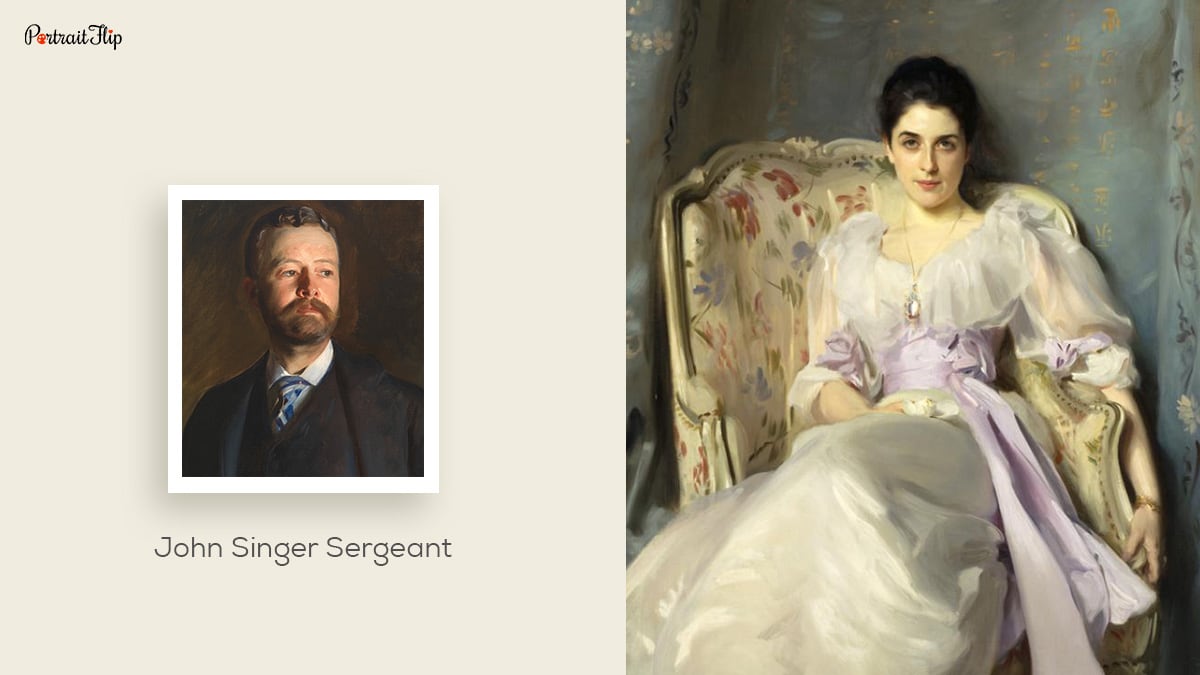 Portrait artist John Singer Sergeant and his portrait of "Lady Agnew of Lochnaw