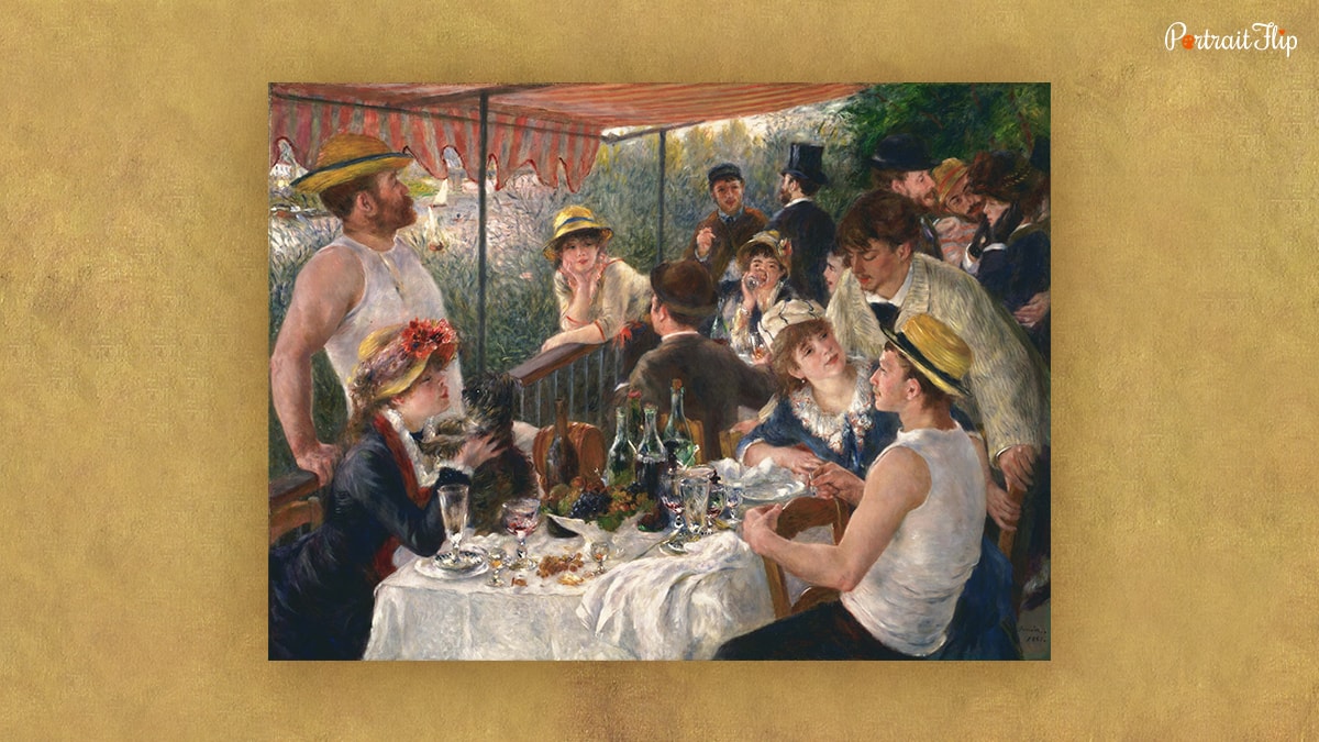 Luncheon of the Boating Party is a famous painting by Renoir