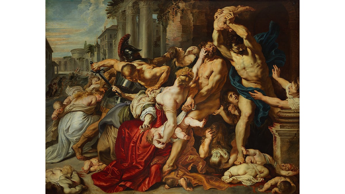 Massacre of the Innocents is one of the famous scary paintings