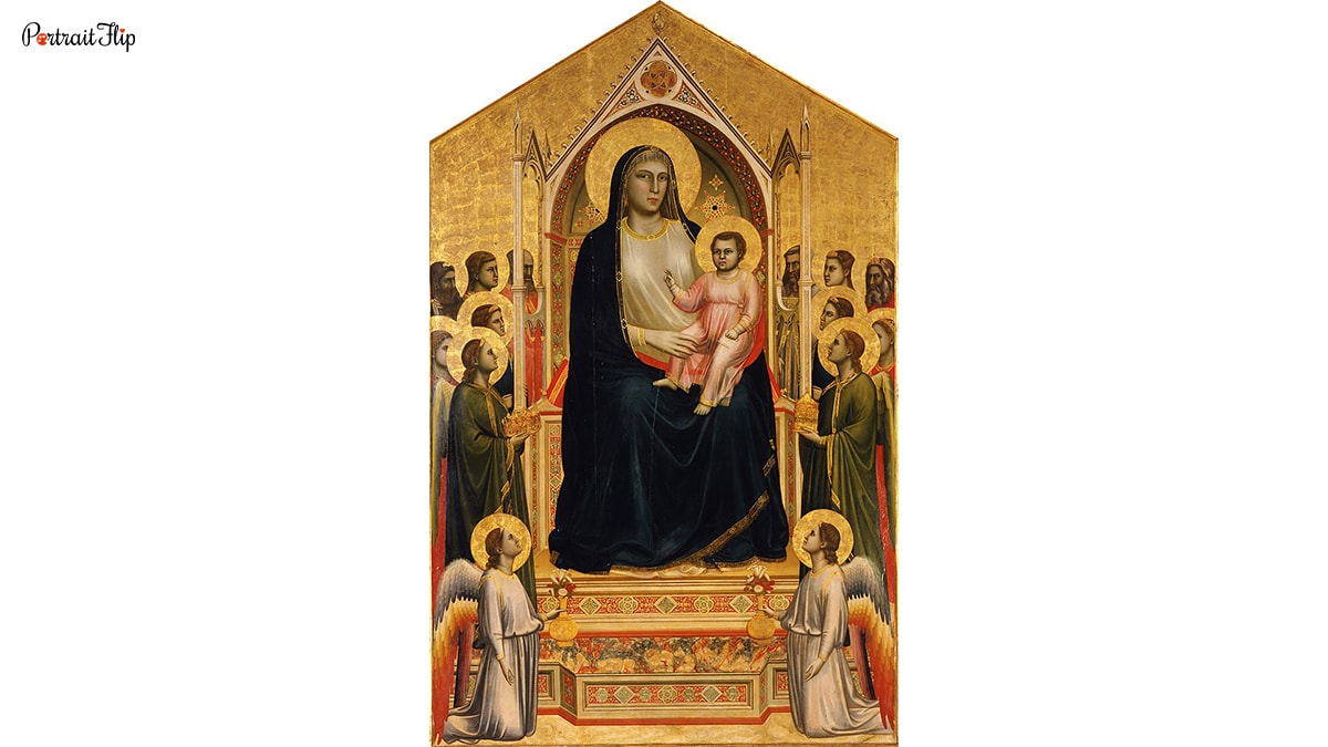 Ognissanti Madonna painting by Giotto di Bondone.