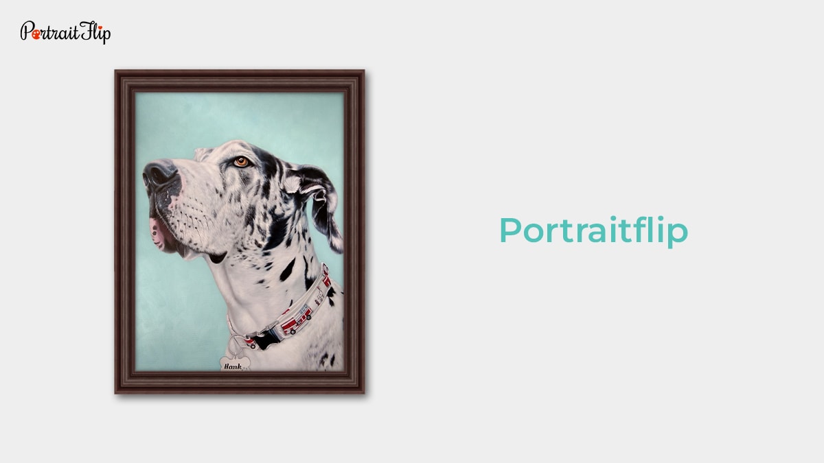 Pet Portrait of a dog by Portrait which is one of the pet portrait companies