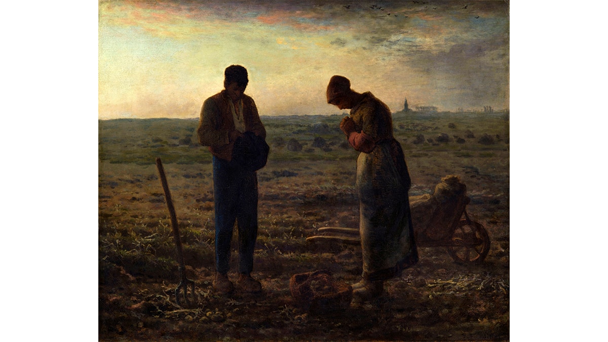 The angelus by millet is a famous religious painting