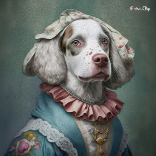 Victorian Princess Custom Pet Oil Portraits