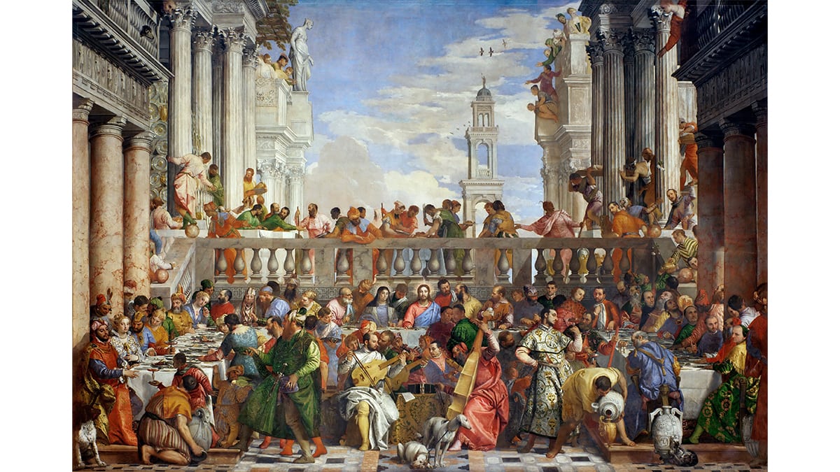 Wedding at Cana by Paolo Veronese is a famous religious painting