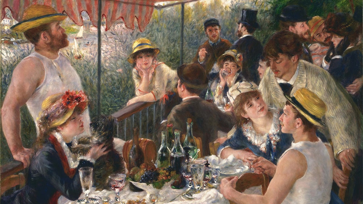 luncheon of the boating party by pierre auguste renoir