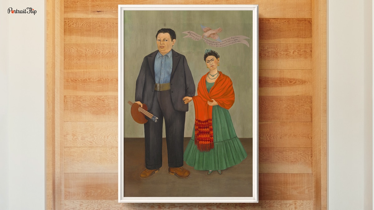 Frieda and Diego Rivera (1931) by Frida Kahlo