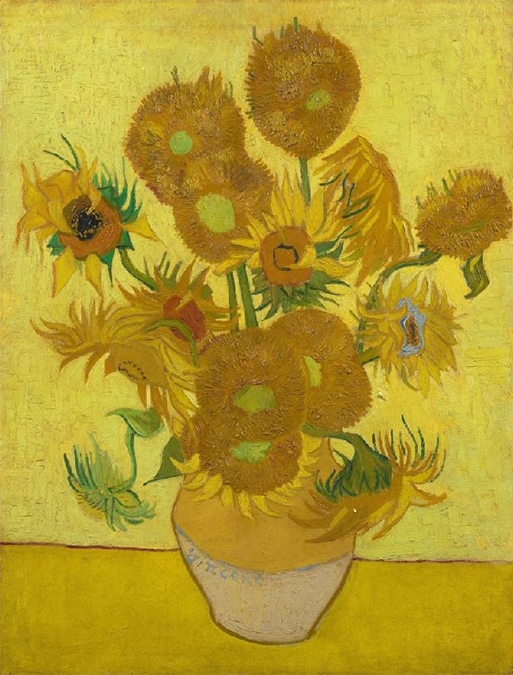 sunflowers by Van gogh famous painting