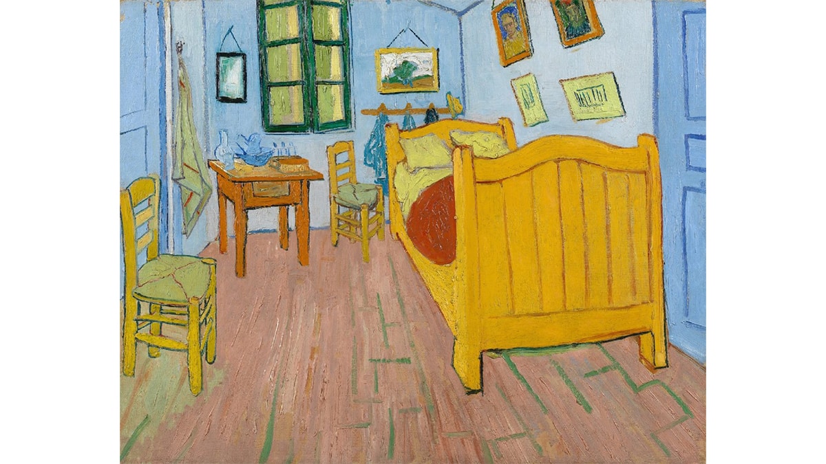 Bedroom by Vincent Van Gogh that show representational art