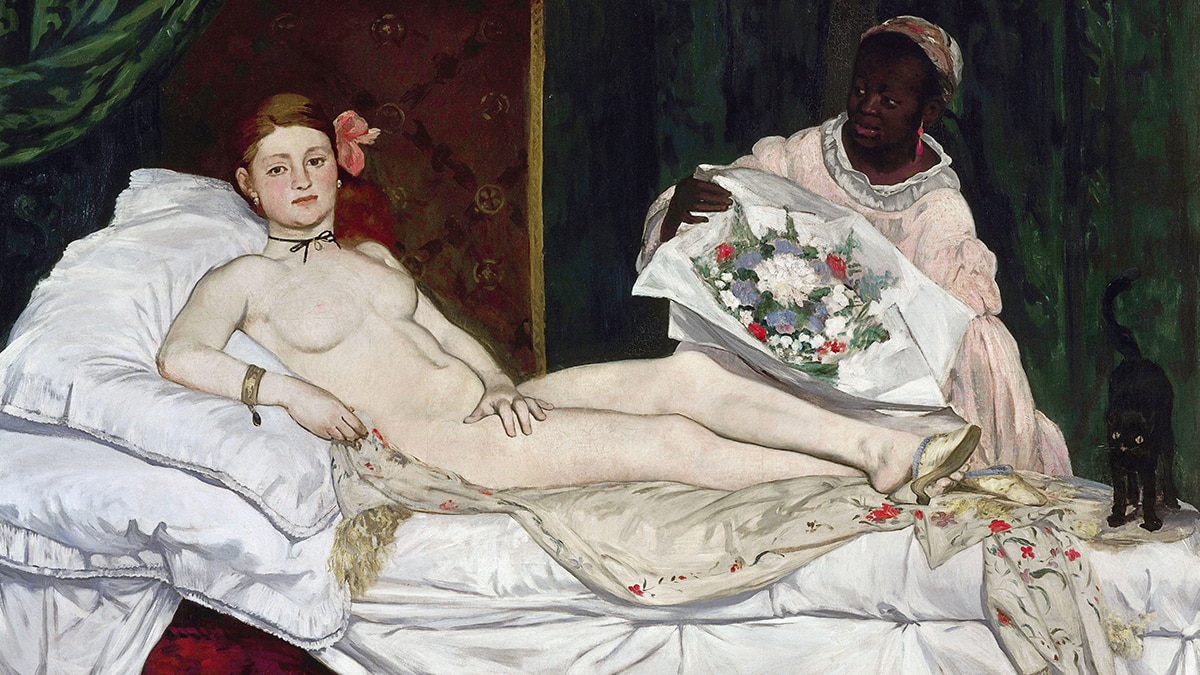 Olympia by Edouard Manet that show representational art
