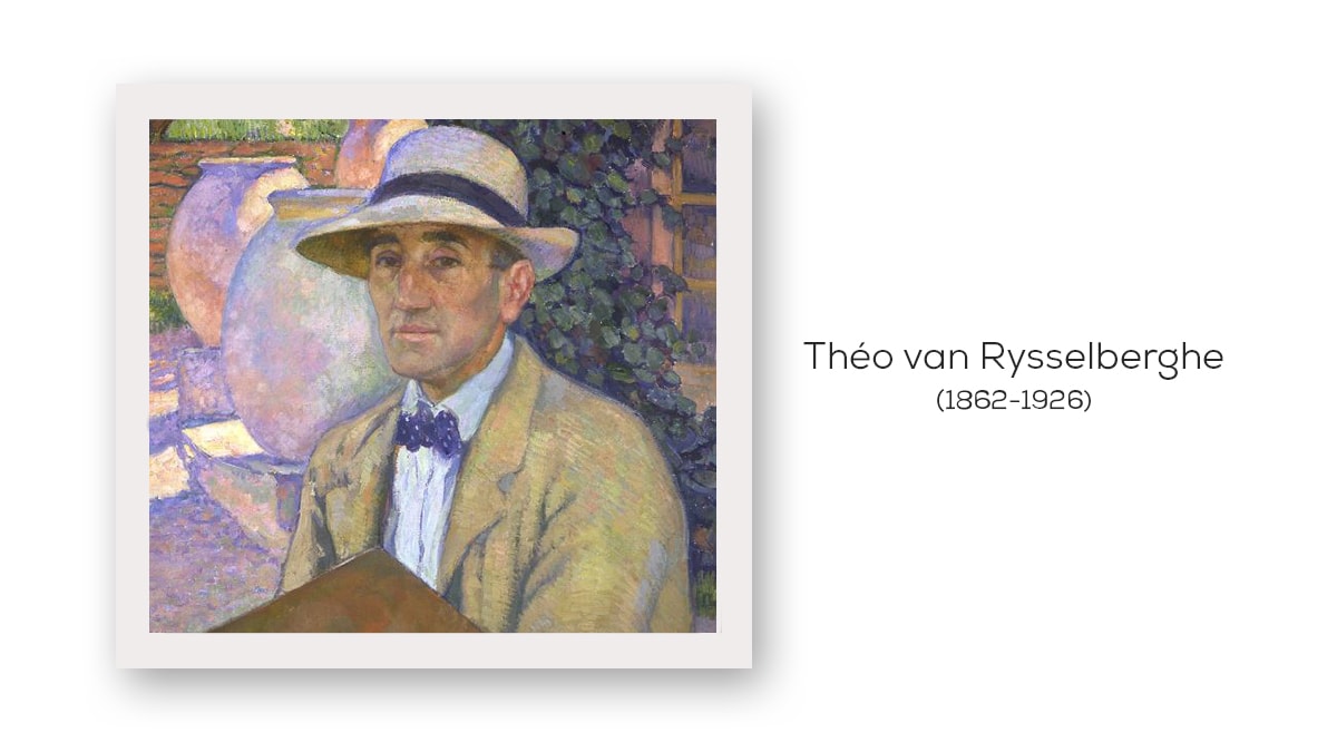 Théo van Rysselberghe (1862-1926) is one of the pointillism artist