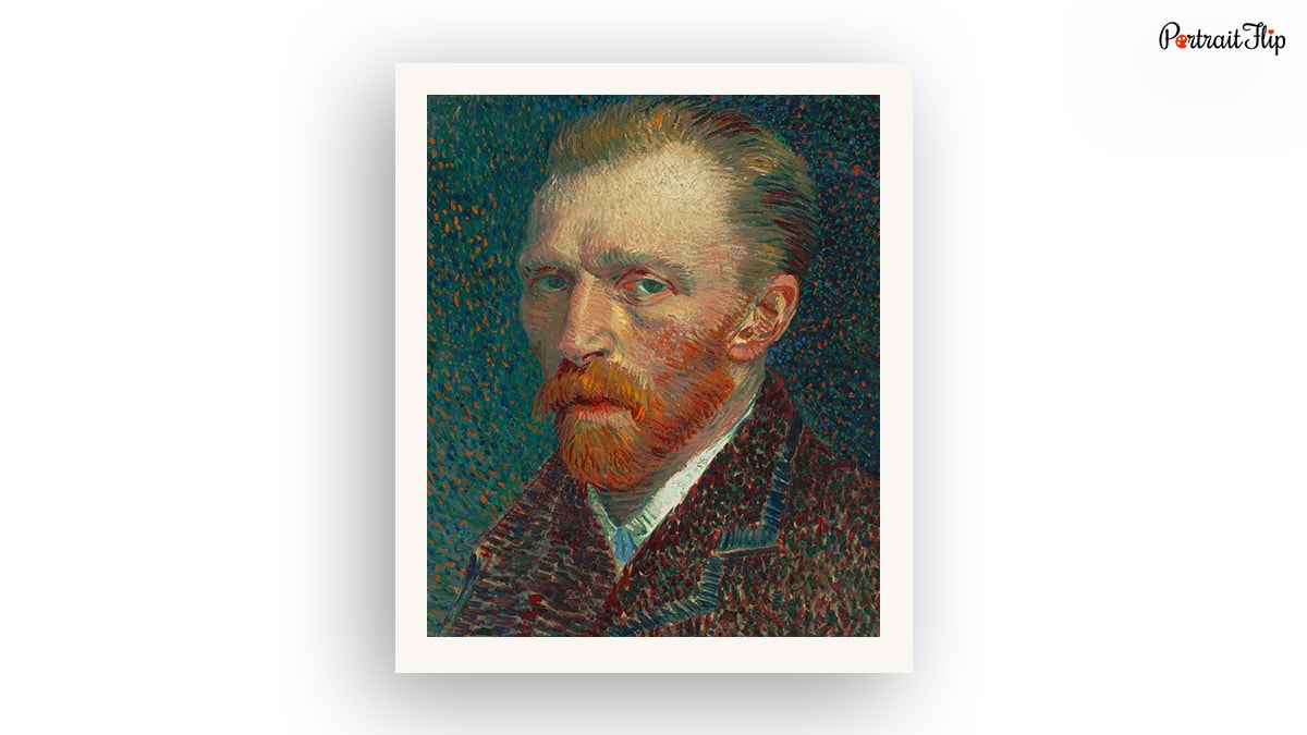 Self portrait of Vincent van Gogh