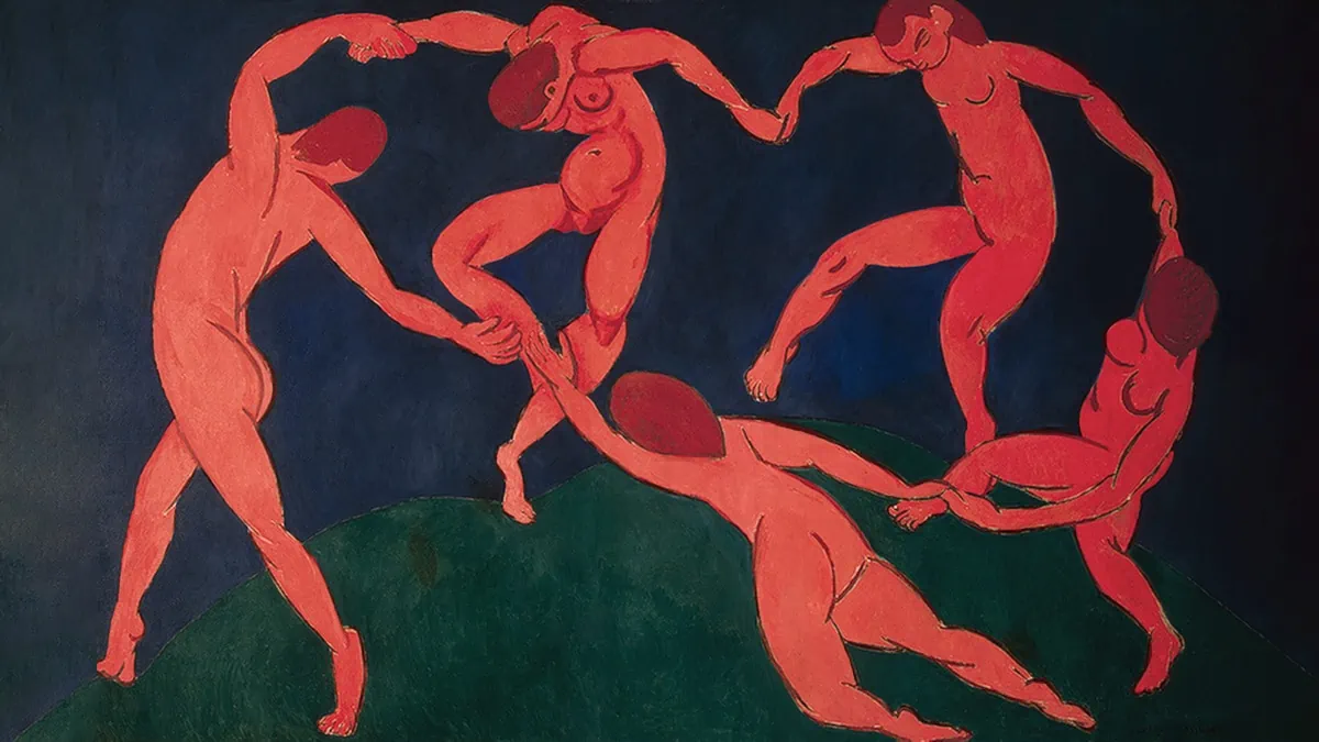 La danse is a painting by Henri Matisse