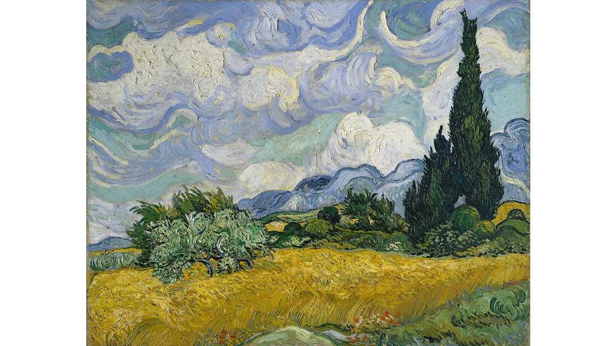 Wheat Field with cypresses is a painting by Vincent van Gogh.