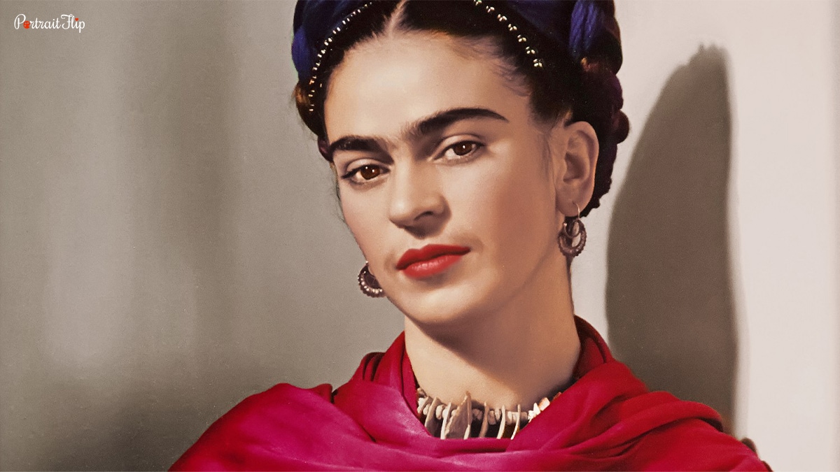 The female painter Frida Kahlo