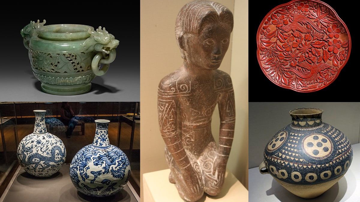 Chinese pottery, Chinese sculpture, Chinese porecelain