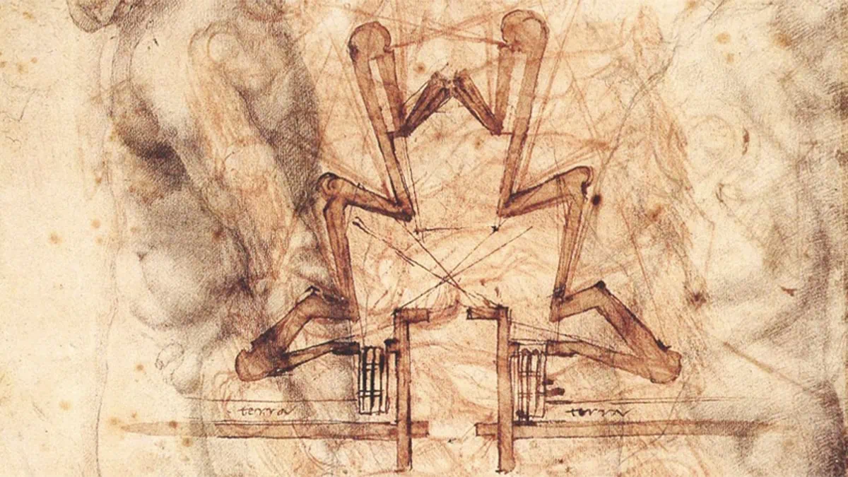 Defense sketches by Michelangelo 